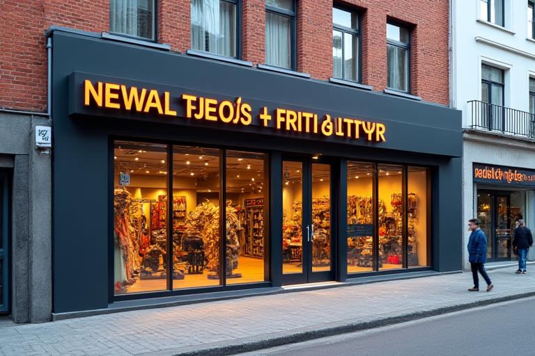 Utsiden av Fjell & Fritid Utstyr butikk i Oslo sentrum